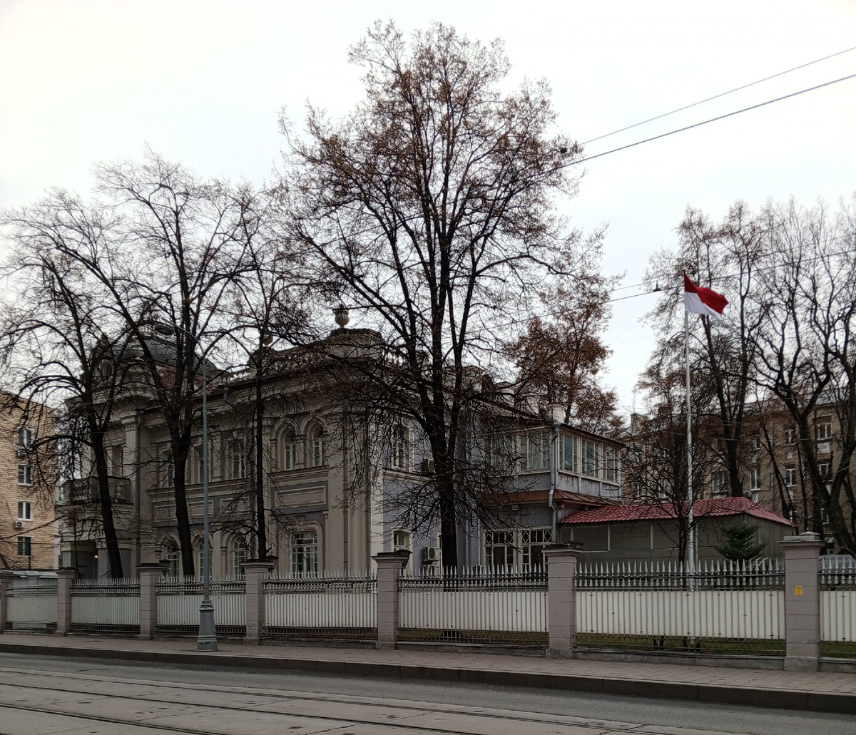 Особняк Протопова, ныне посольство Индонезии (д. 14). Фото автора