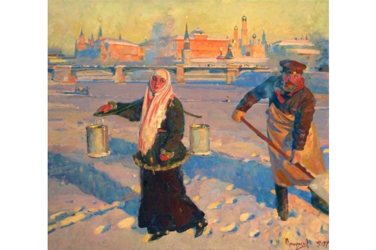 Sergei Smirnov / CC BY-SA 3.0 / Wikipedia📷Картина Сергея Смирнова «Крещенские морозы»