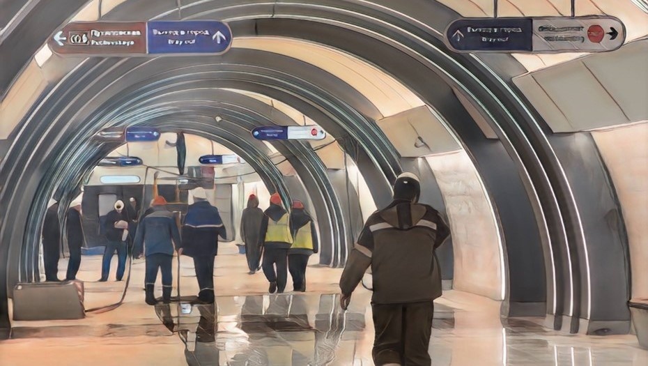    "Юго-Западная" перед открытием 19 декабря Автор фото: telegram-канал "Подземник"