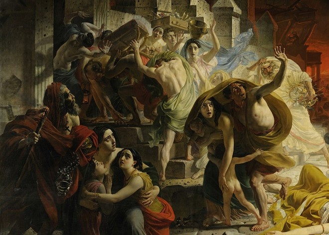 Карл Брюллов. Последний день Помпеи (фрагмент), 1833 год