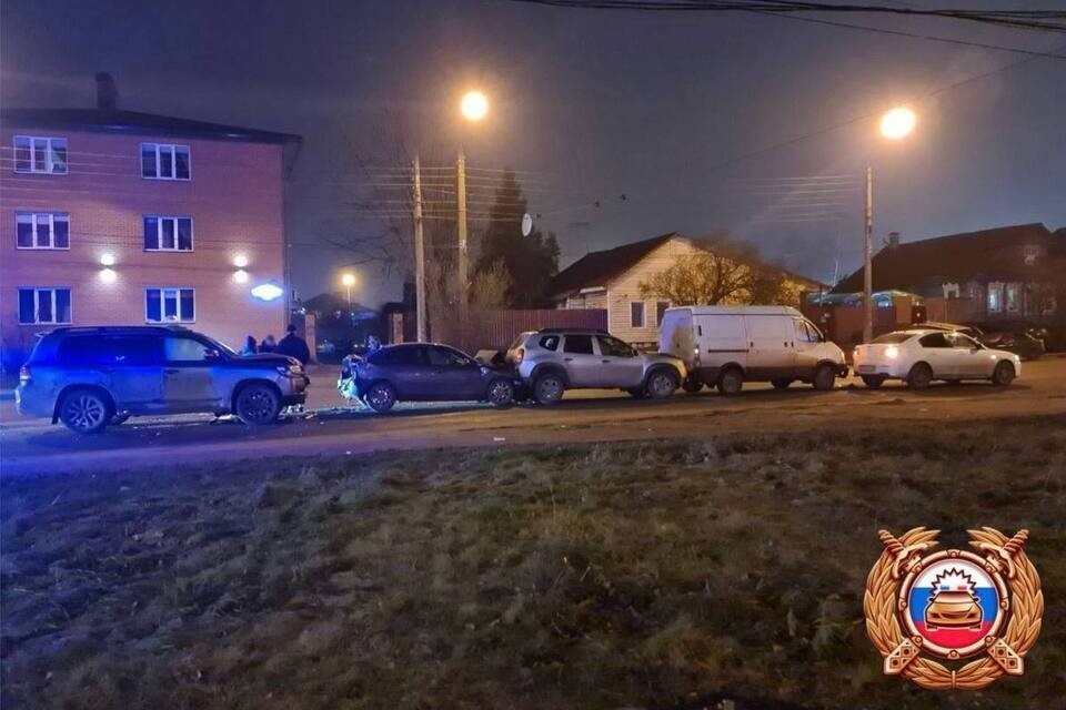    Авария произошла на улице Хрустальной. Фото: Госавтоинспекция Тверской области.