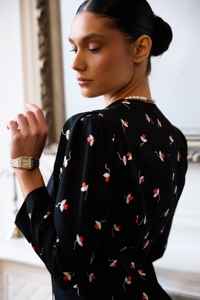 Платье «BARBARA» black-pink