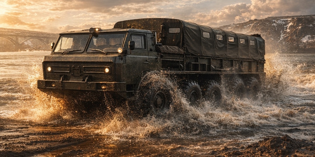 ГАЗ-44 «Универсал»: секретный грузовик-амфибия СССР, который маскировался под обычную фуру. Почему он исчез?