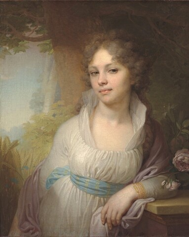 Владимир Боровиковский. Портрет Марии Лопухиной. 1797