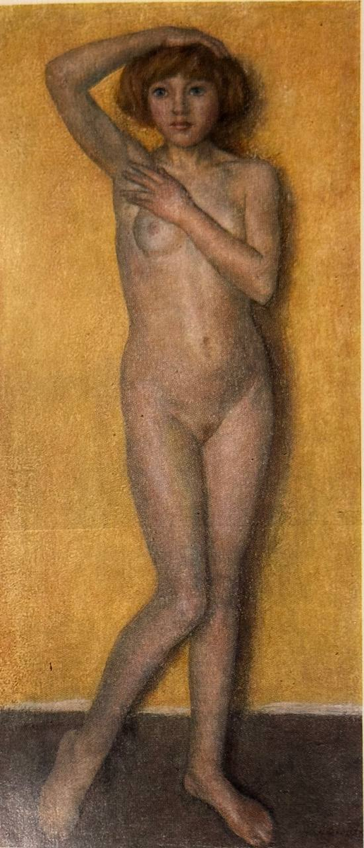 Николай Чернышёв. «Модель на жёлтом». 1926