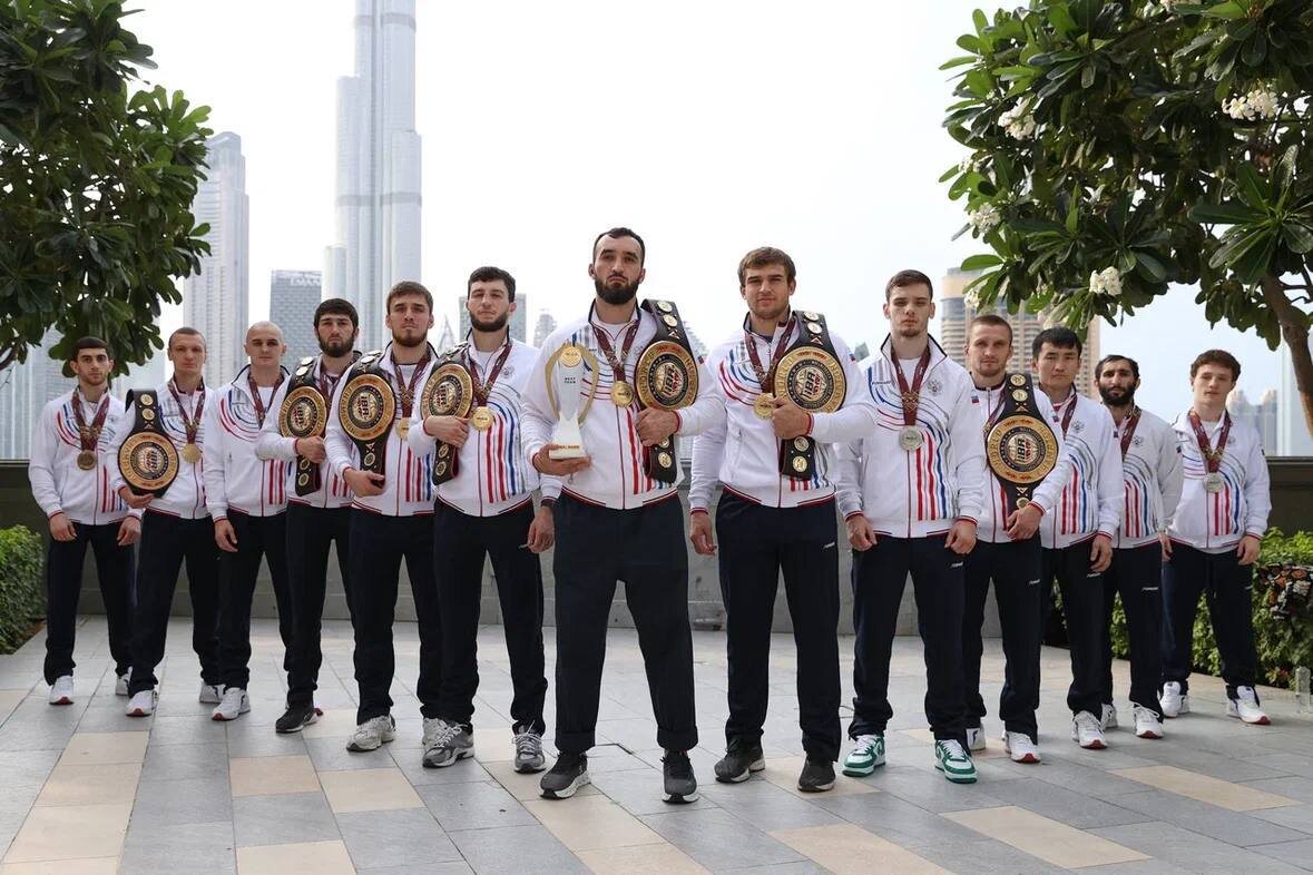 Сборная России по боксу - победитель в командном зачете ЧМ в Дубае