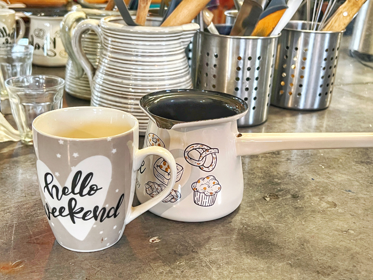 Кофе в хостеле. Фото автора 