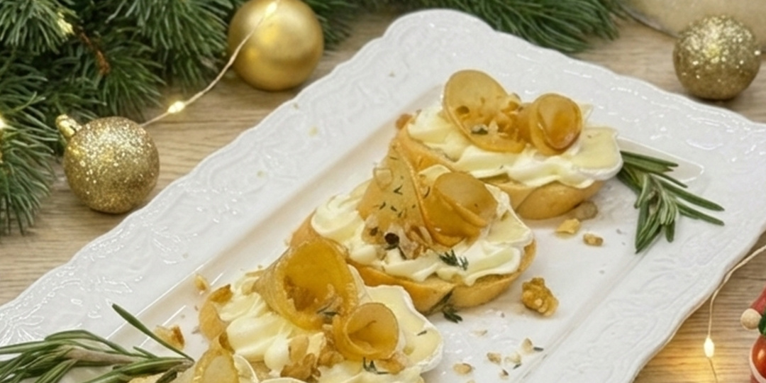 Сырная груша: Изысканная закуска с карамельной грушей и бри. Марафон закусок TalleR