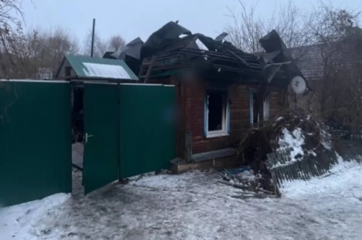    Следком начал проверку смерти мужчины на пожаре в Верхнем Ломове по Пензой