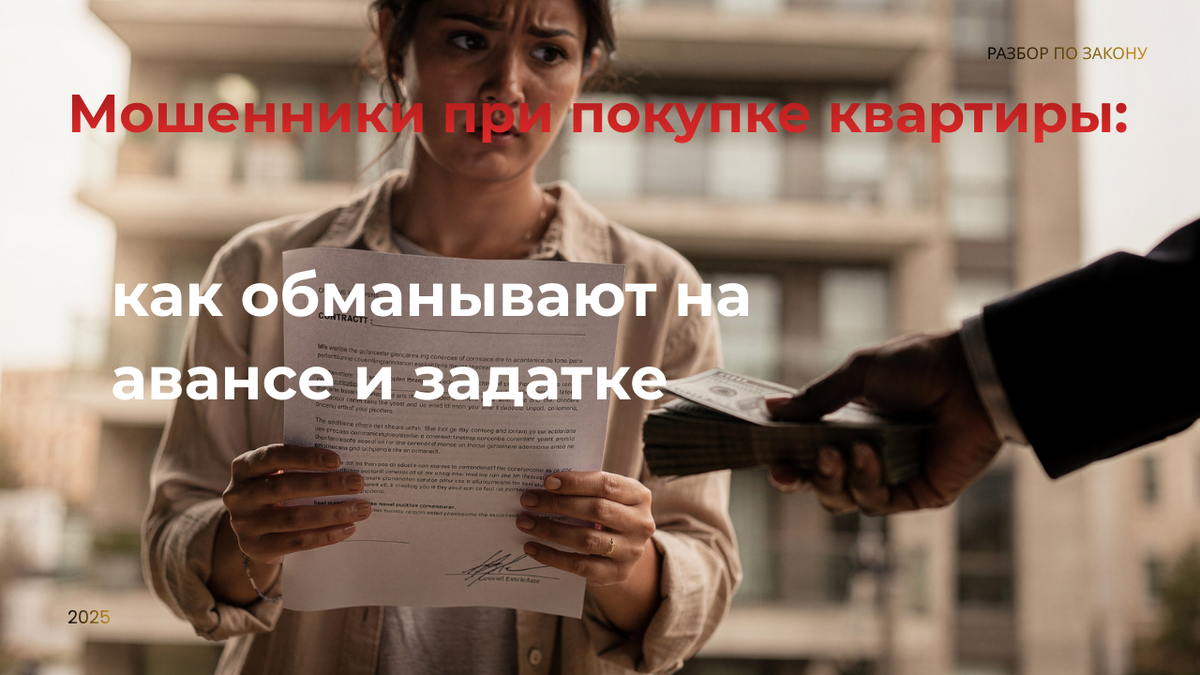 Как работают схемы с авансом и задатком при покупке квартиры. Что проверять, куда не переводить деньги и как не остаться без жилья и средств.