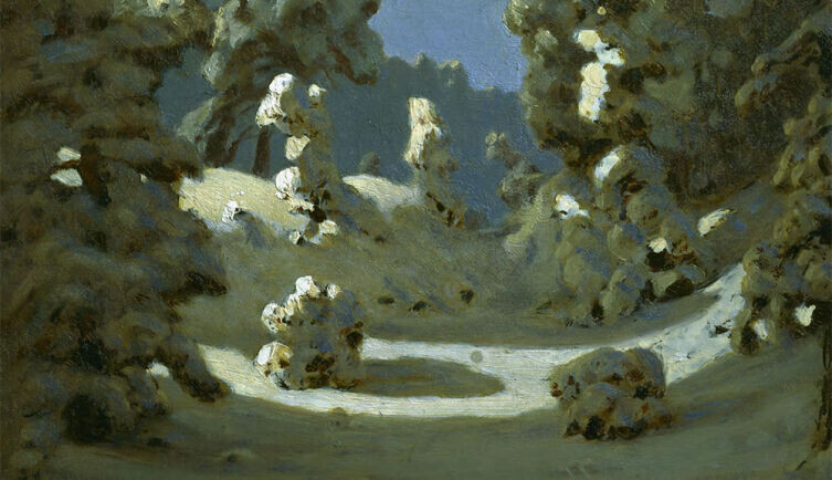    Как живут деревья под снегом? Архип Иванович Куинджи, «Солнечные пятна на инее», между 1876–1890 гг., общественное достояние