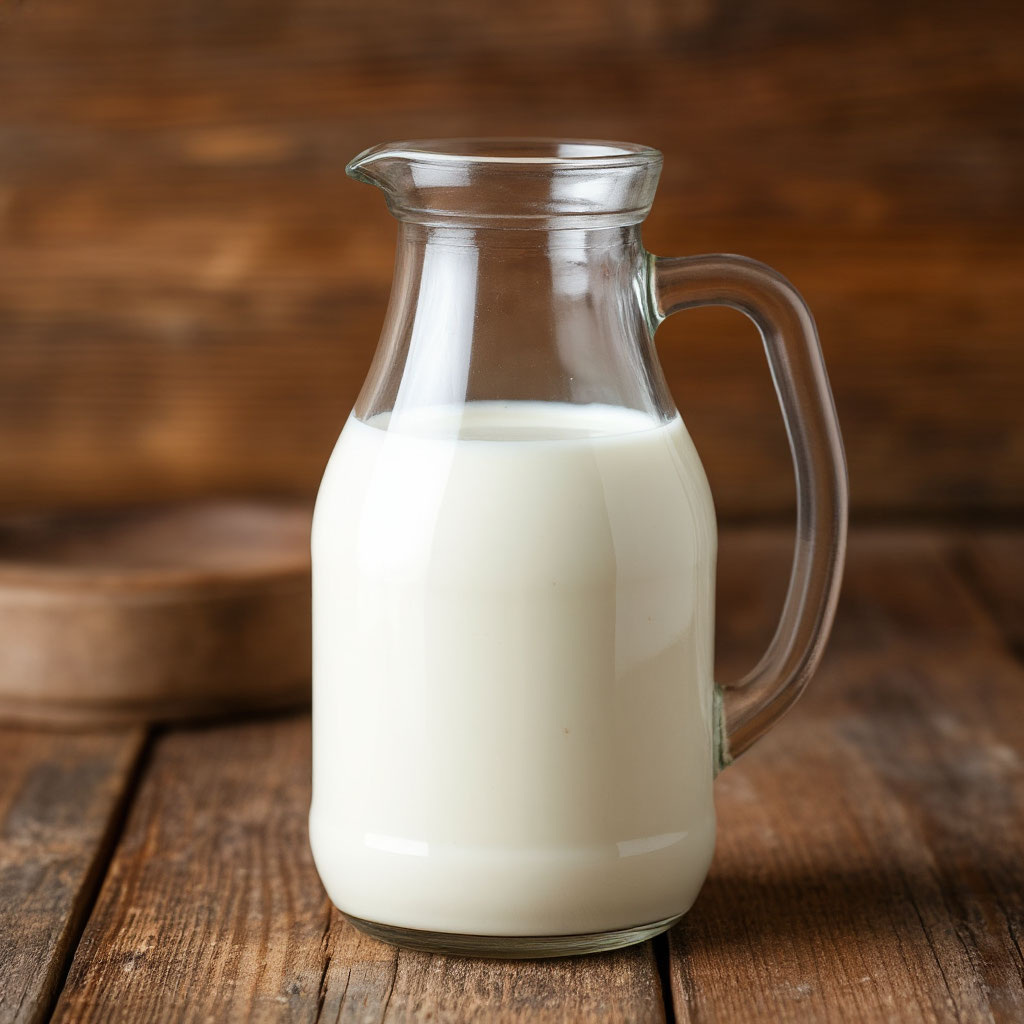 Молоко в кувшине