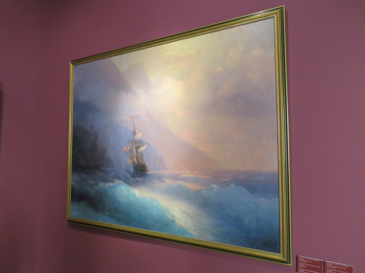 Картина Айвазовского в музее Дилижана