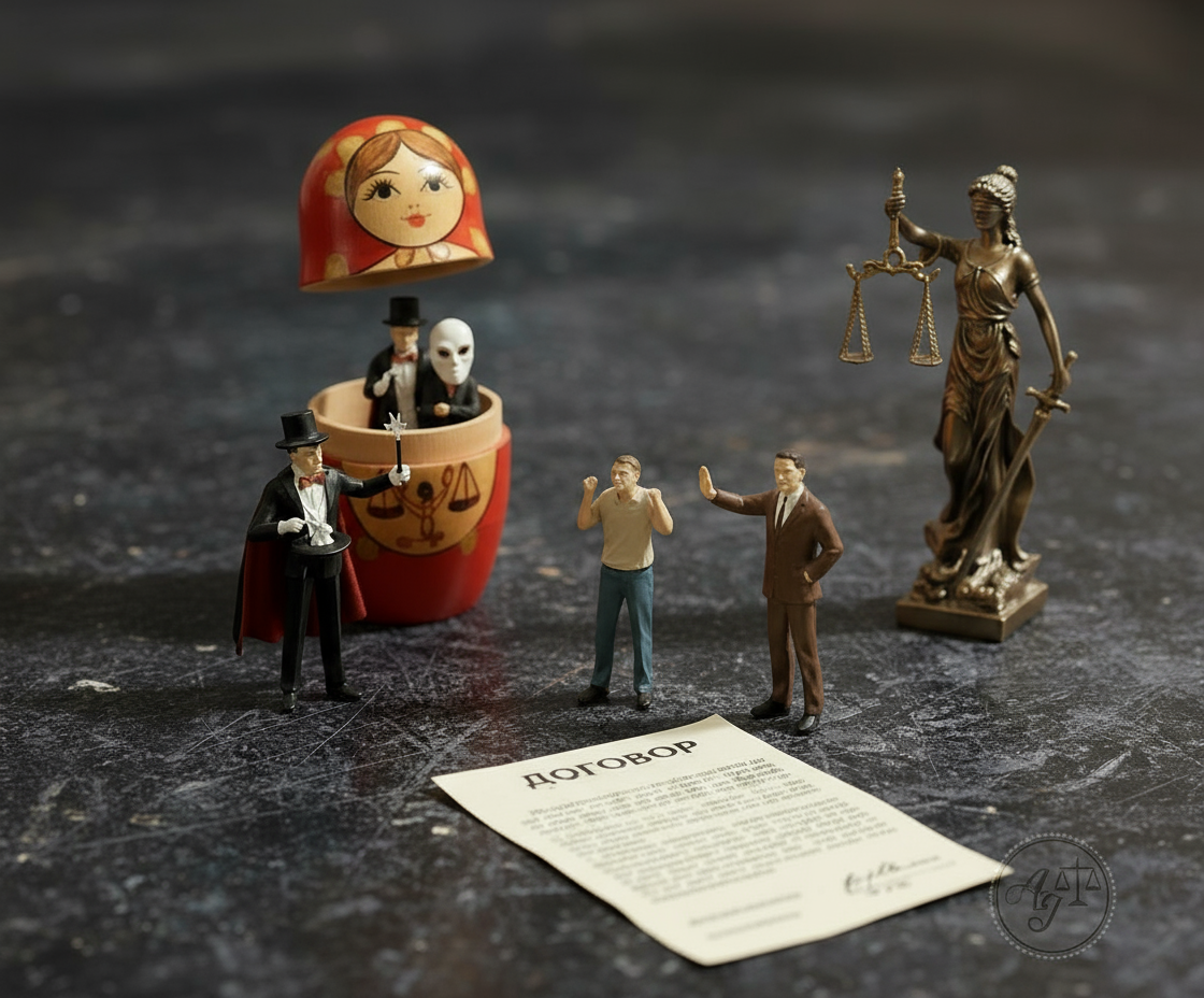 Мнимая сделка существует только на бумаге, а притворная — маскирует истинные намерения сторон.