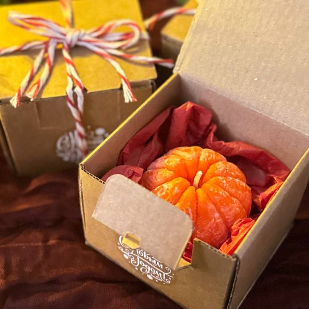 Свеча мандаринка 1 шт