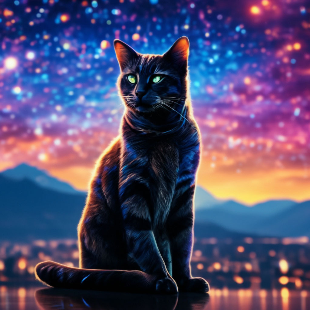 Звездный мурлыка... *))