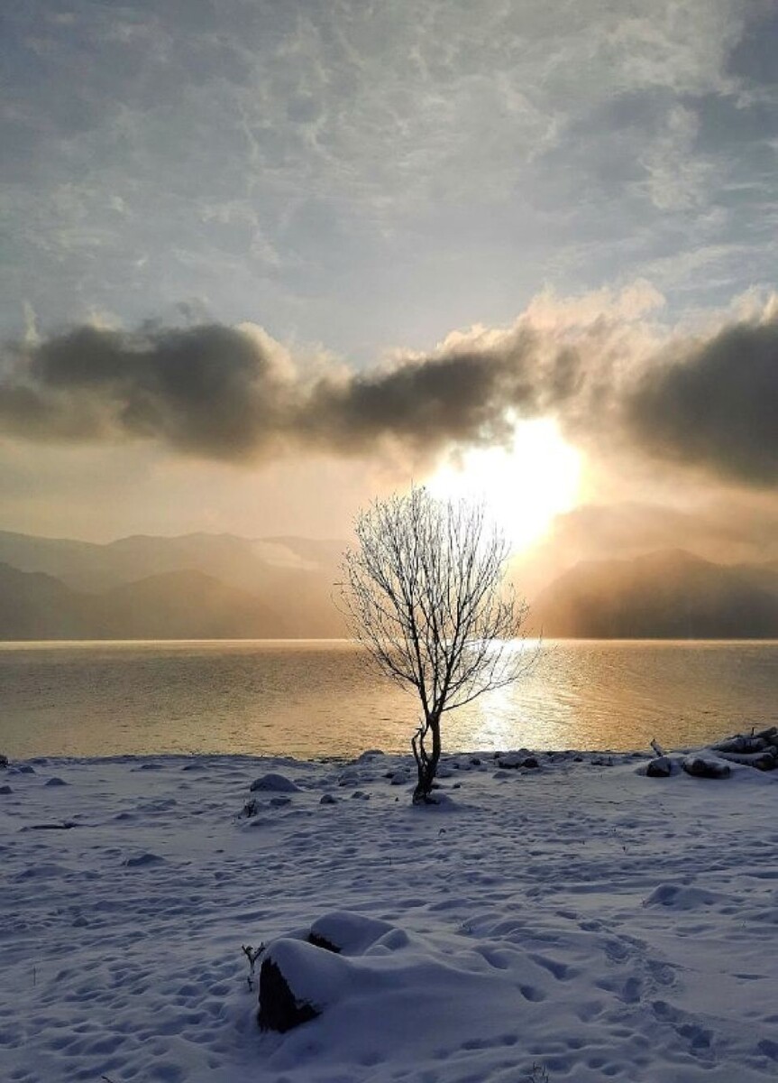    Заповедное село Яйлю зимой. Источник: Игорь Калмыков / t.me/altzap