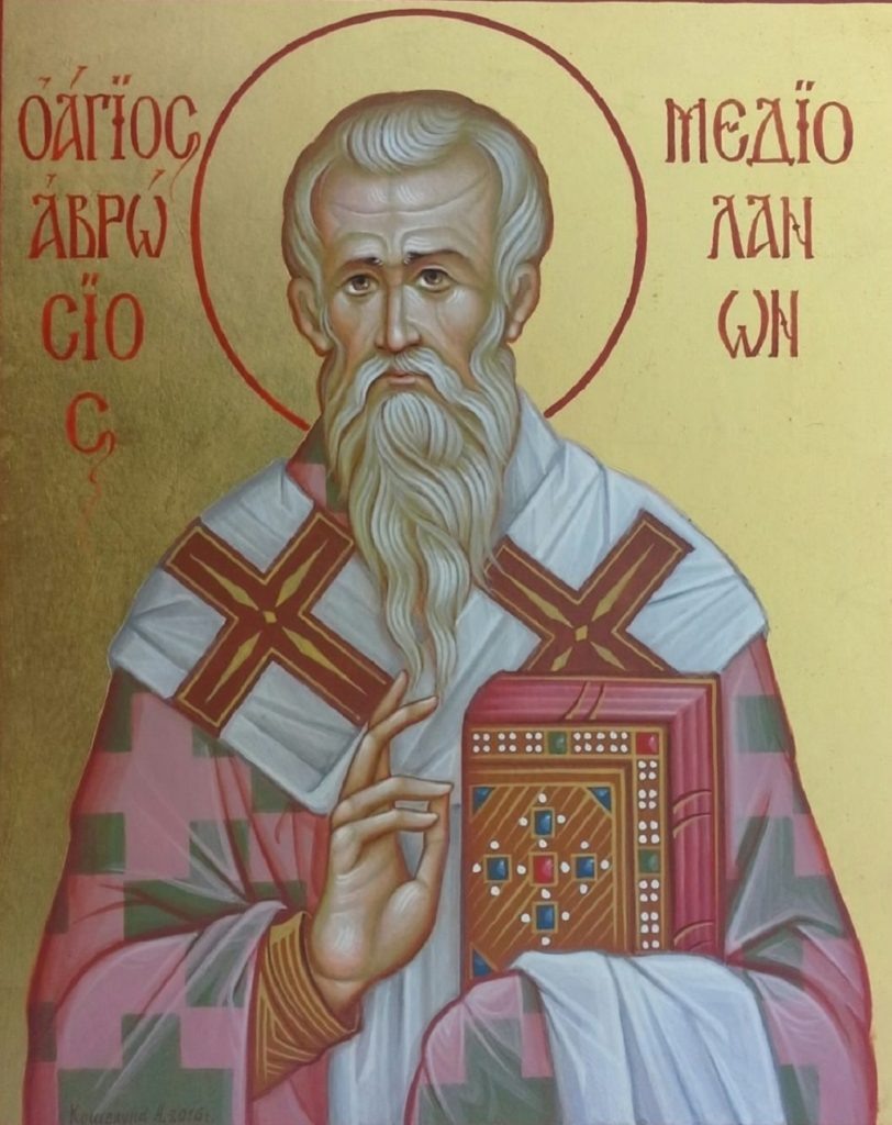 Икона святого Амвросия Медиоланского. Источник: sochi-eparhia.ru📷    «Амвросий праздники отбросил»: традиции 20 декабря
