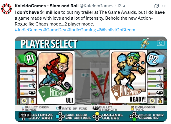    Нет миллионов на рекламу. Инди-студии устроили флешмоб анонсов, высмеивая TGA 2025