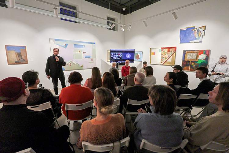    В казанской галерее современного искусства «БИЗON» состоялась встреча зрителей с наследниками легендарных художников