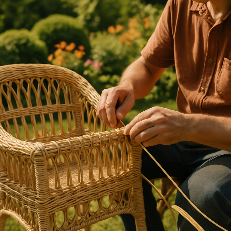    Как избавиться от диагональных перекосов в петлях: секреты для идеального плетения из ротанга! Loza