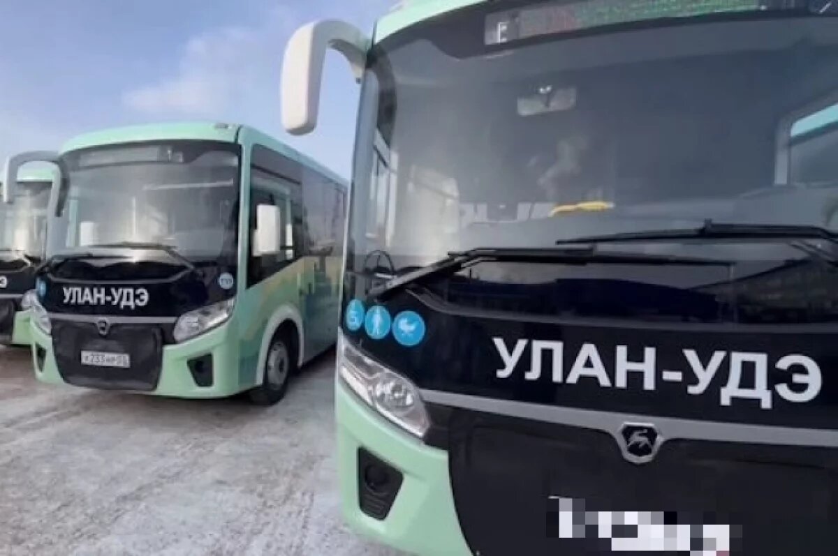    30 новых автобусов выйдут на маршруты в Улан-Удэ