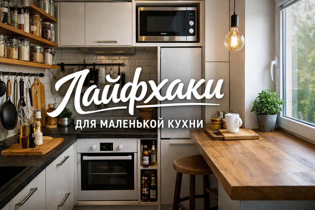Лайфхаки для маленькой кухни