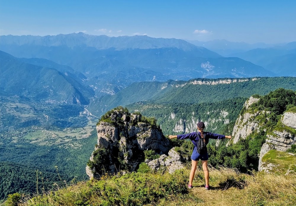 вид с горы Хвамли
