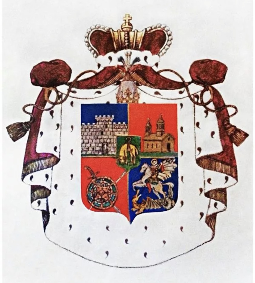 Герб Абхазских князей Аимхаа, из Интернета. 