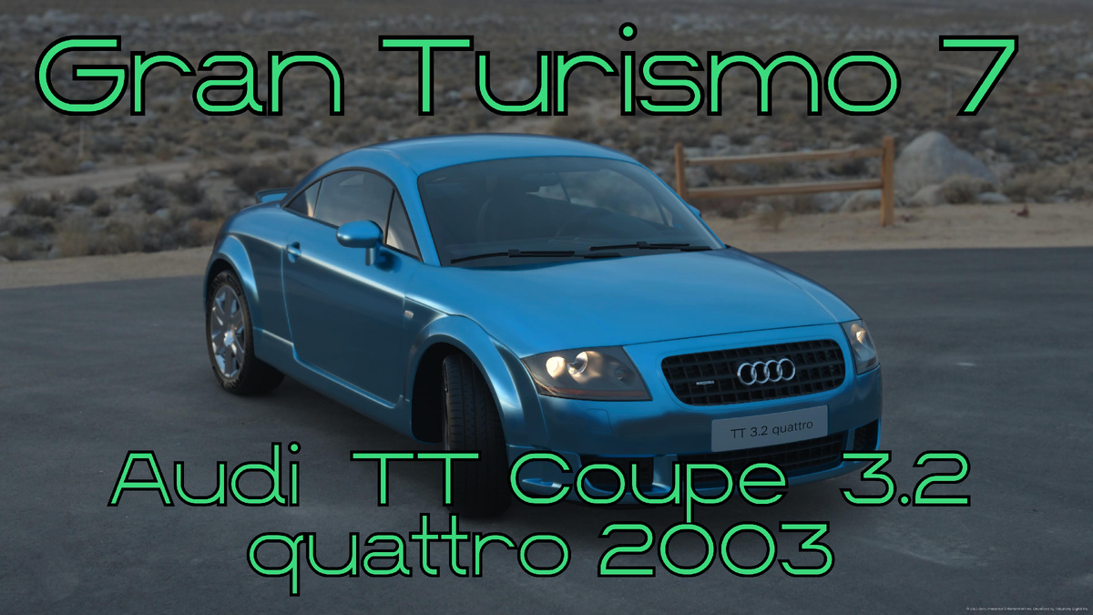 # Audi TT Coupe 3.2 quattro 2003 — изысканный немецкий спорткар в мире Gran Turismo 7 🌍⚡️