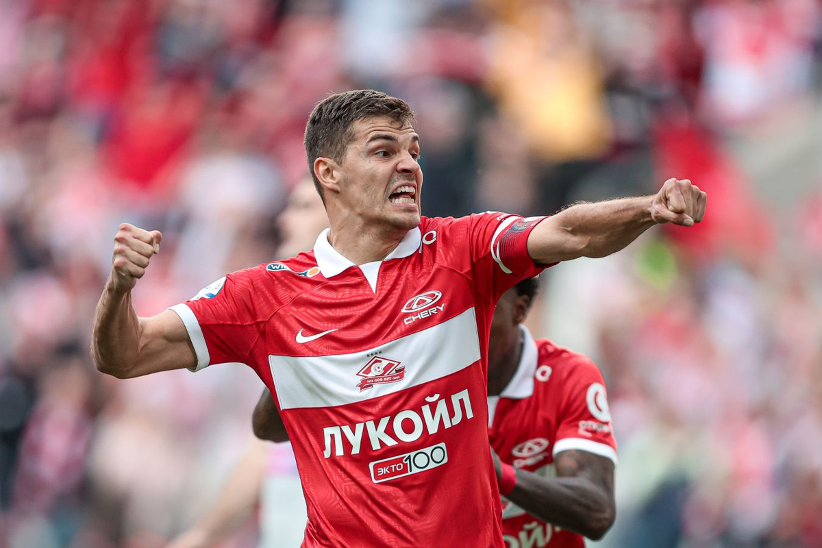 Полузащитник московского "Спартака" Роман Зобнин. Фото из интернета.