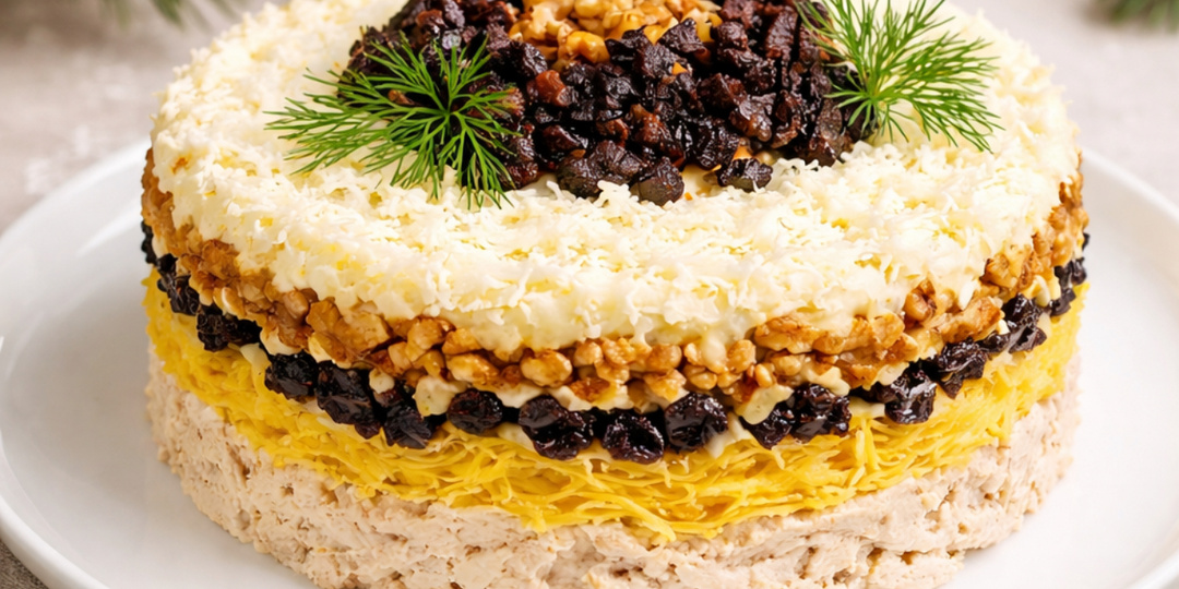 Без этого салата мы не празднуем Новый год. Рецепт "Пражского" салата к праздничному столу (любимый салат моего мужа)