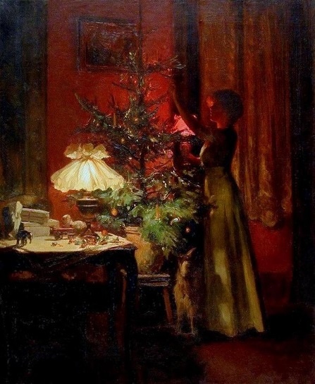 Иллюстрация: М. Ридер «Украшение для рождественской елки»