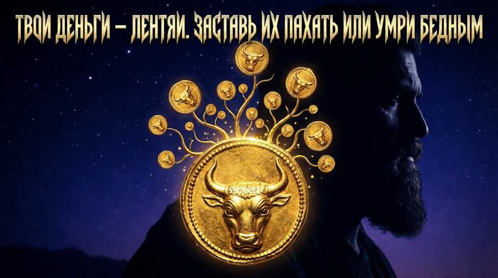 Хранить золото в сундуке — значит медленно его убивать. Настоящее богатство — это не куча золота, а бесконечный поток, который он порождает.