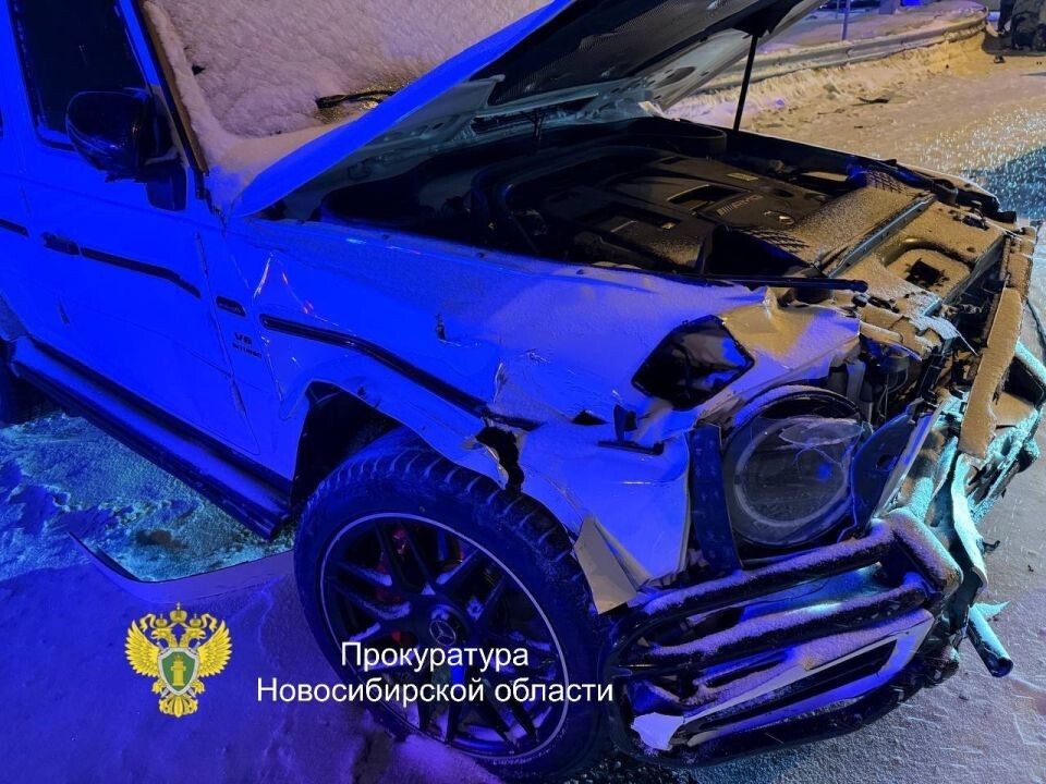    ДТП на Советском шоссе в Новосибирске. Источник: t.me/prokuratura_nso