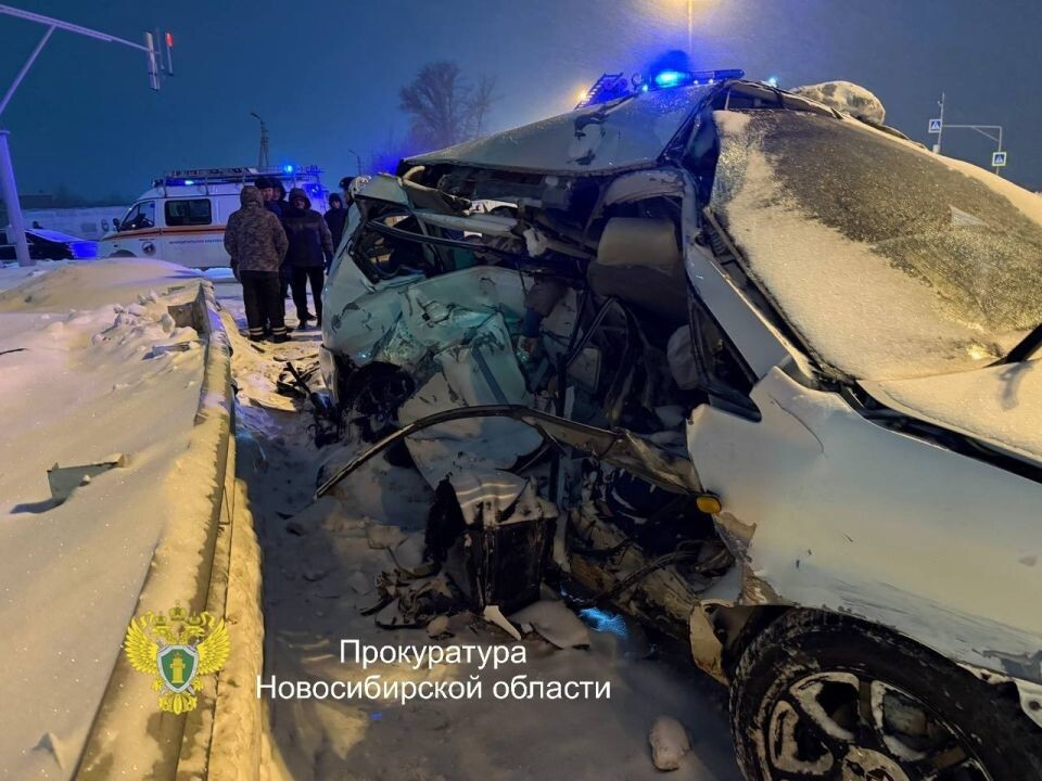    ДТП на Советском шоссе в Новосибирске. Источник: t.me/prokuratura_nso
