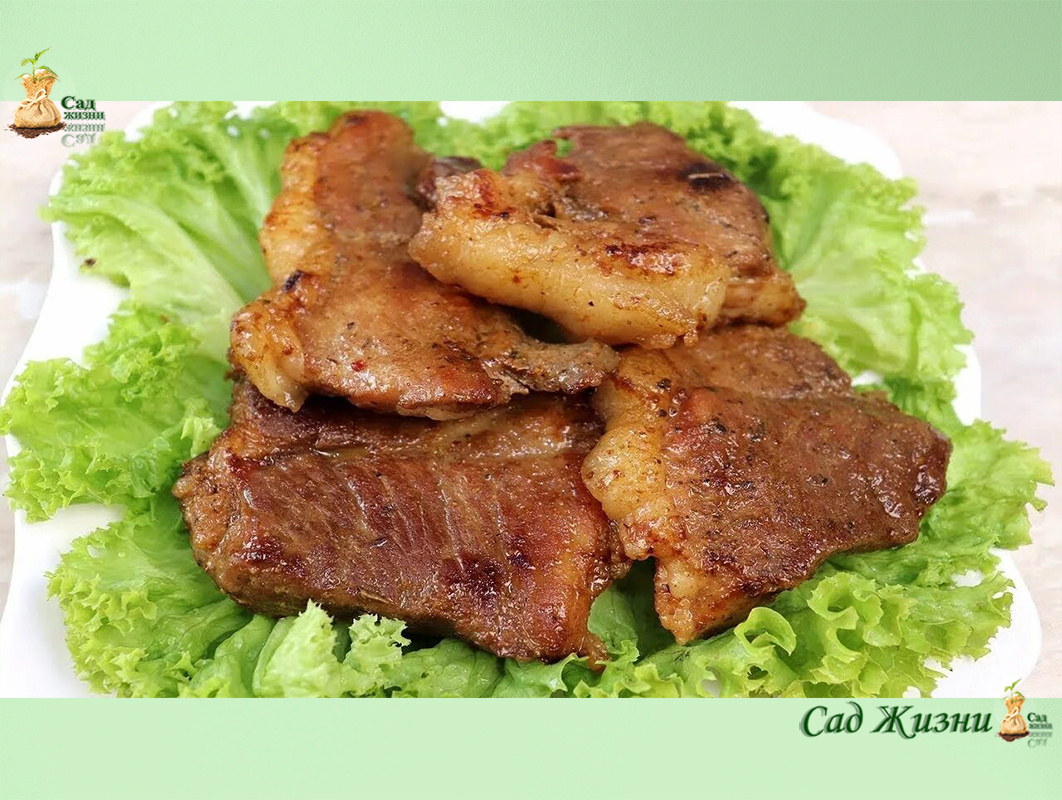 Свинина жареная на сковороде