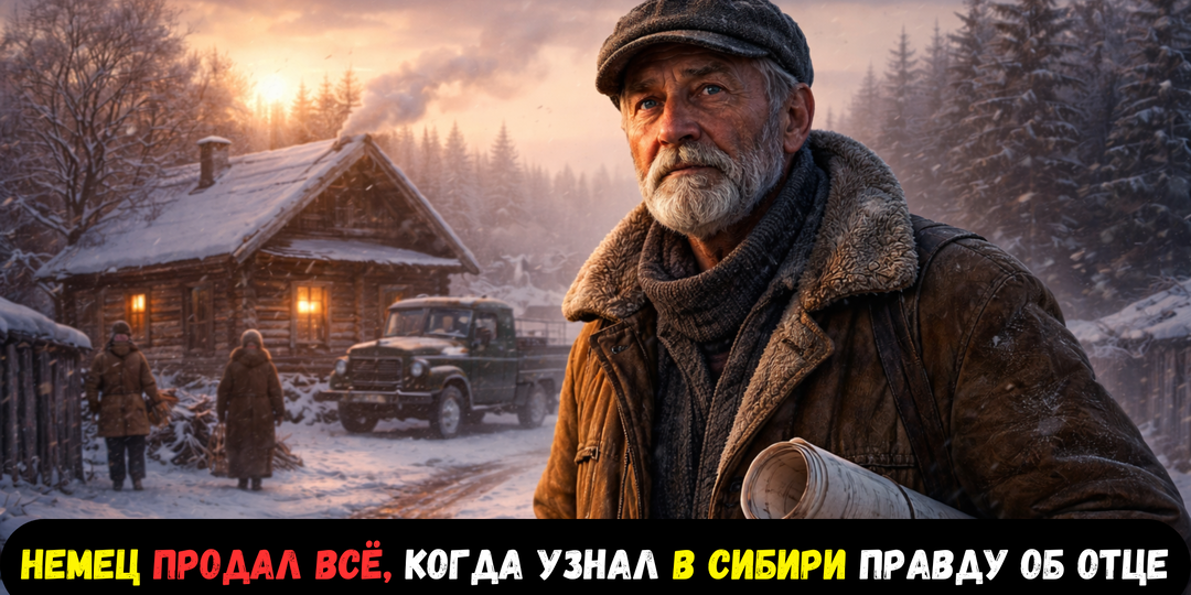 Немец в 73 года бросил всё и уехал жить в Сибирь. А когда узнал правду о своем отце, позвонил в Германию и сказал: "Мне нужно продать всё"