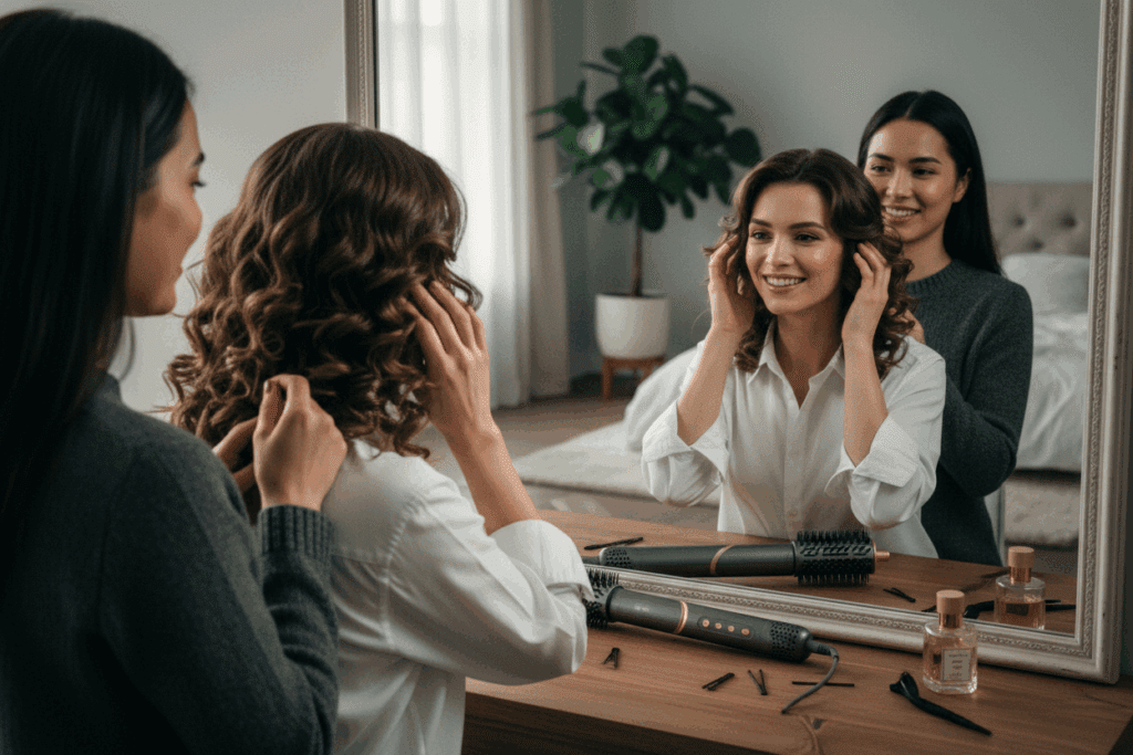    История вечерней укладки: как я спасла свадьбу подруги с мультистайлером в экстренной ситуации TELZEN