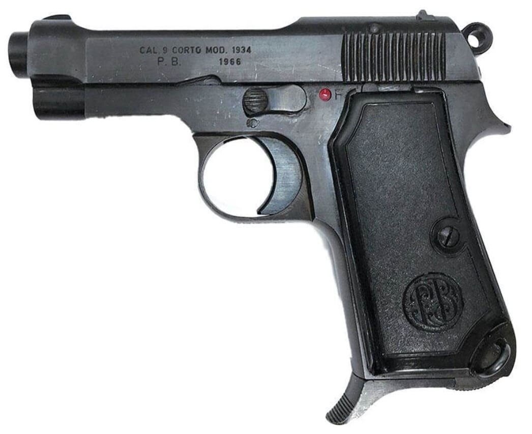 Пистолет "Беретта" обр. 1934 года. Вид слева.