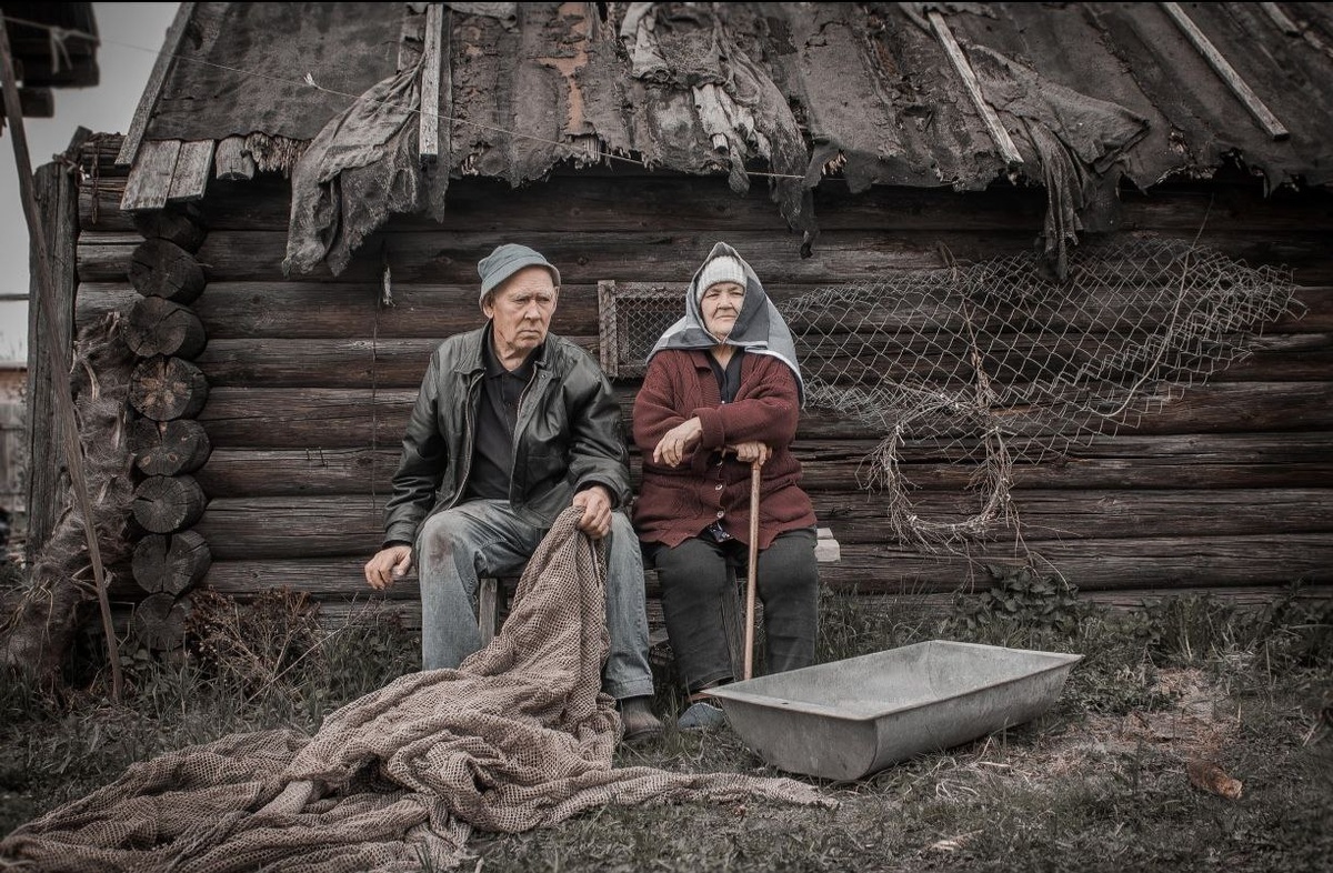 "Русская сказка, или не сказка, Баба и Деда", фотограф Ольга Лобачёва, 2019 