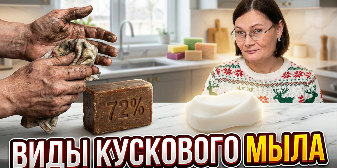 Виды кускового мыла и их особенности.