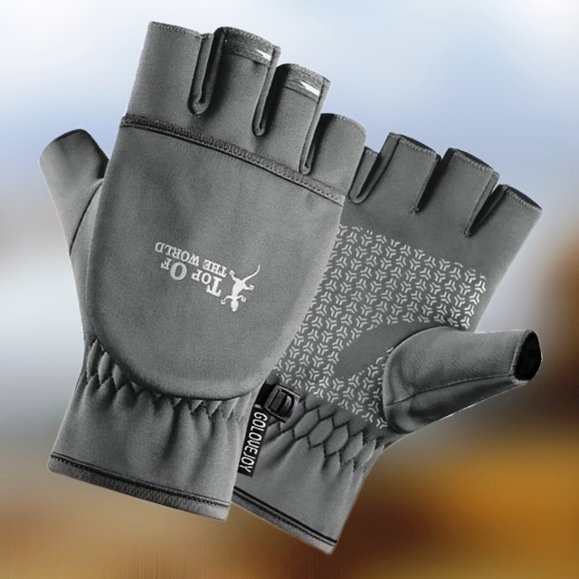 Зимние рыболовные перчатки с отрезанными пальцами