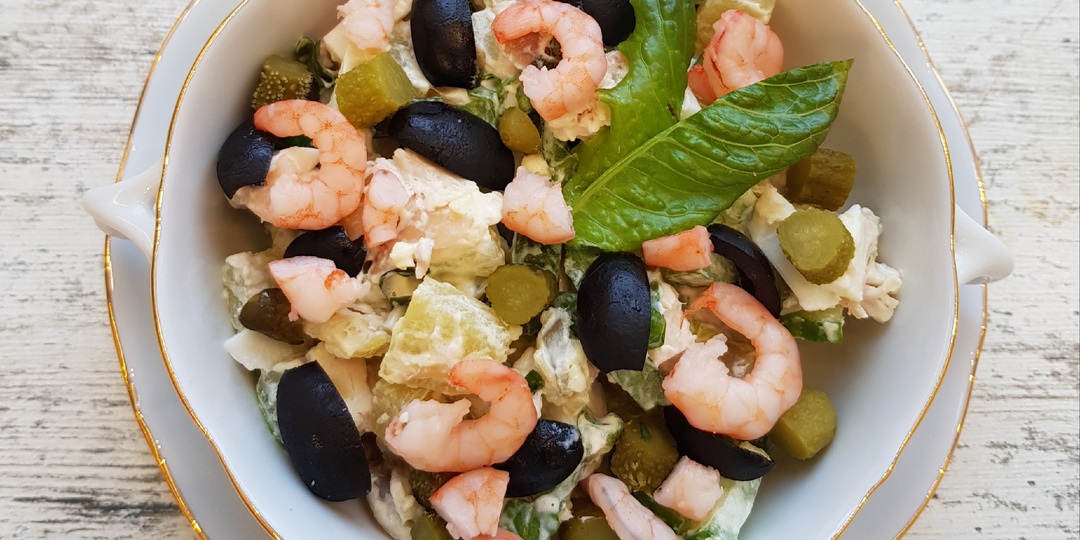 Салат «Столичный» по книге «Кулинария» 1955 года