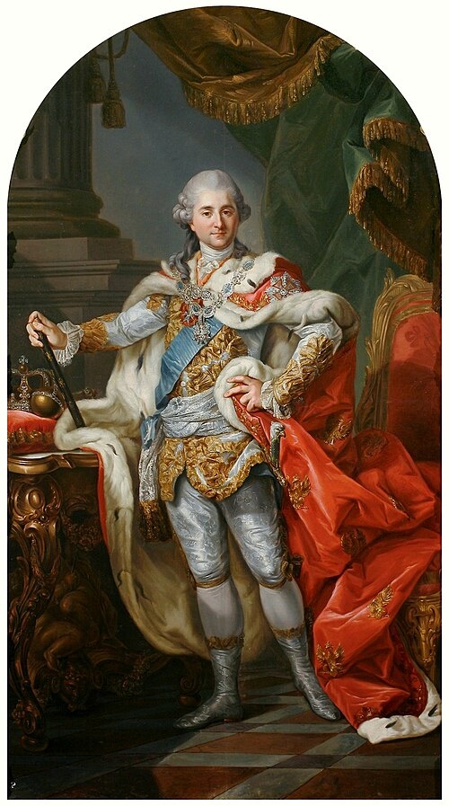 Коронационный портрет Станислава Августа Понятовского. Картина М. Баччарелли. Королевский дворец в Варшаве