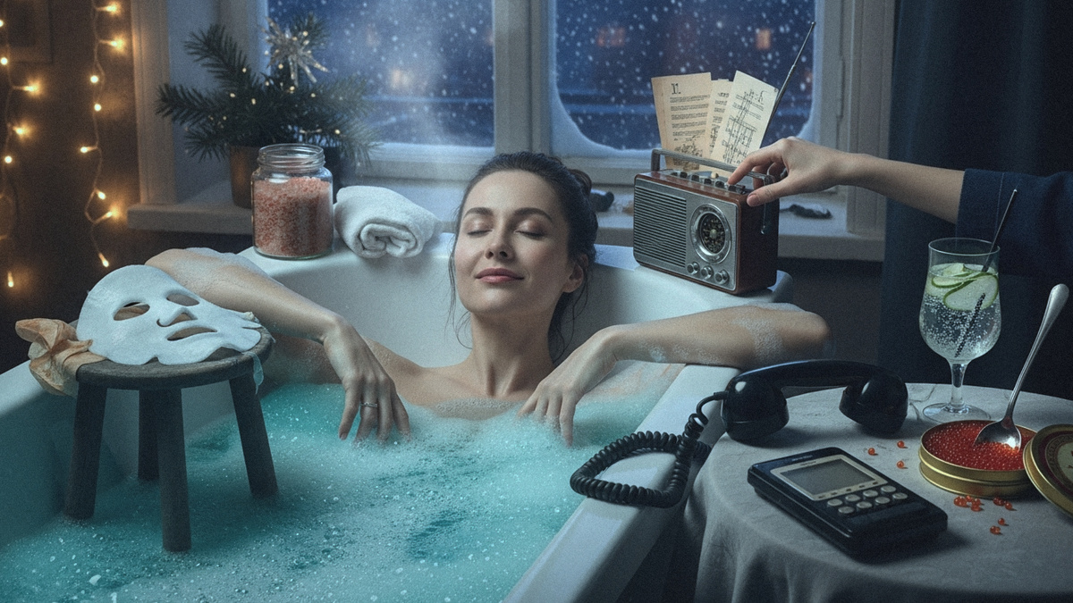 31 декабря я соврала свекрови, что заболела, и выключила телефон. Это был лучший Новый год: ванна, икра и никаких салатов