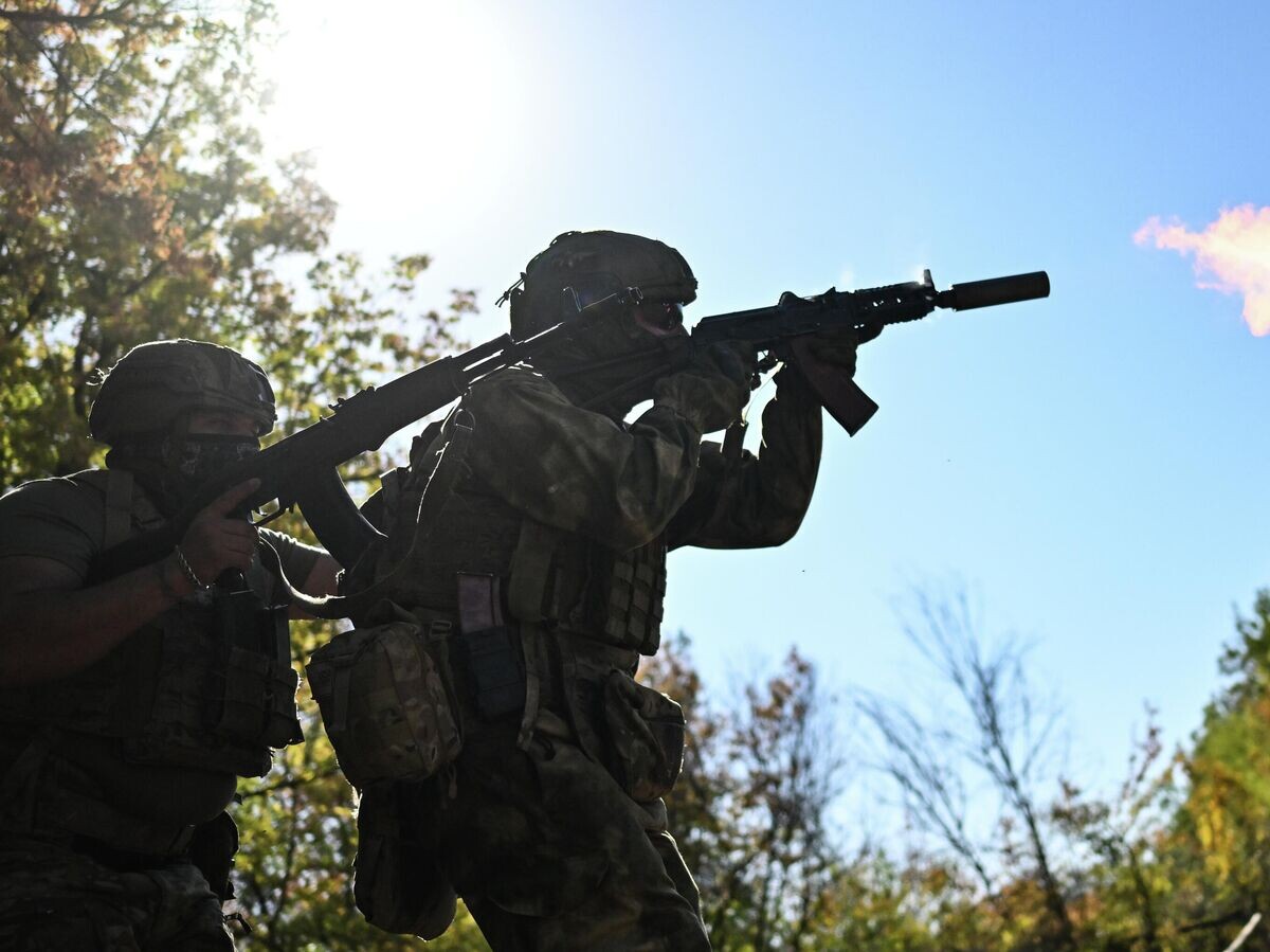    Российские военнослужащие в зоне СВО | © РИА Новости / Станислав Красильников