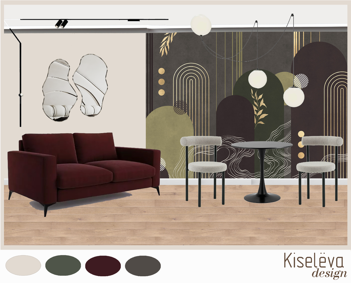 Кухня-гостиная вариант 1