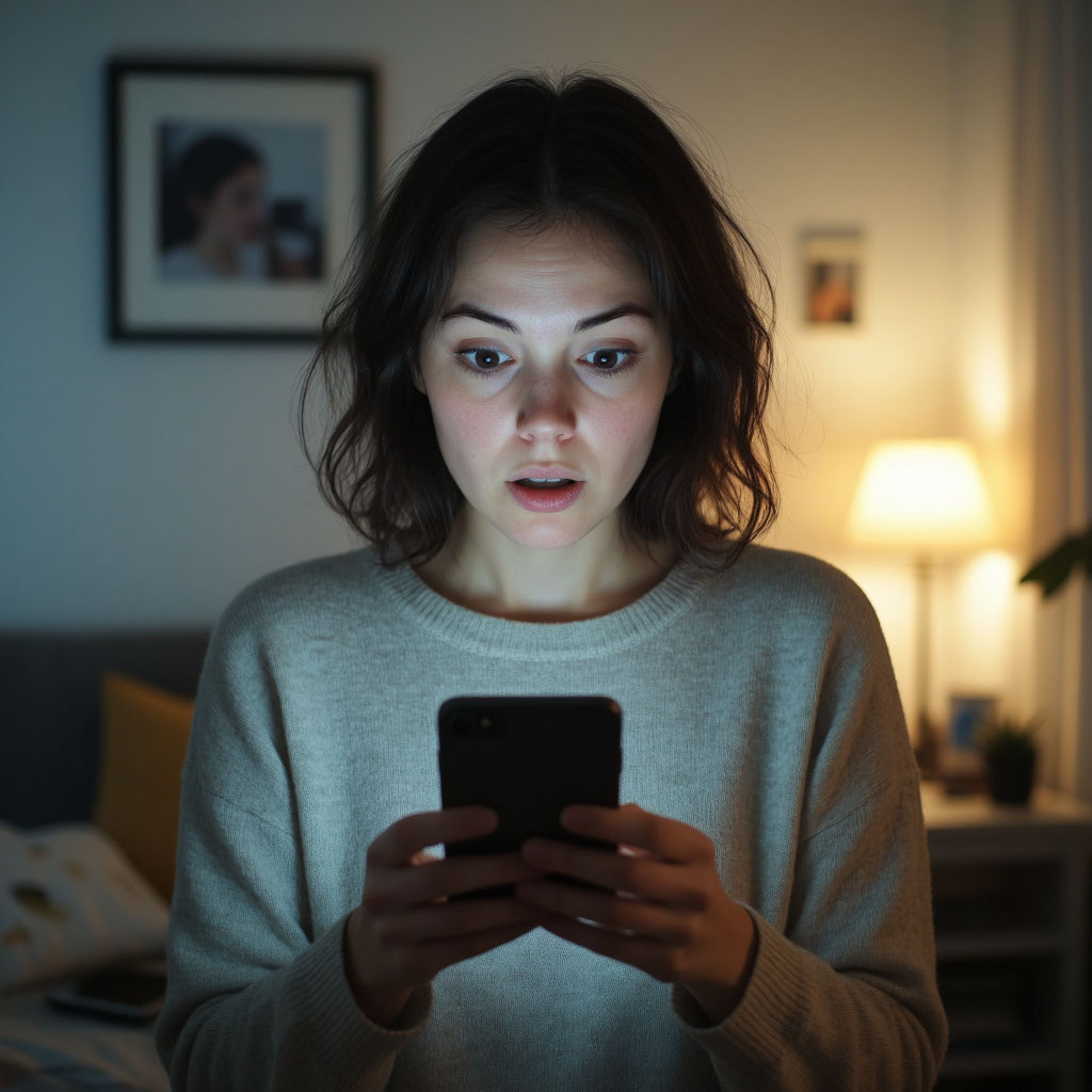 Жена находит в телефоне мужа фото незнакомой женщины, сделанное «случайно» в метро