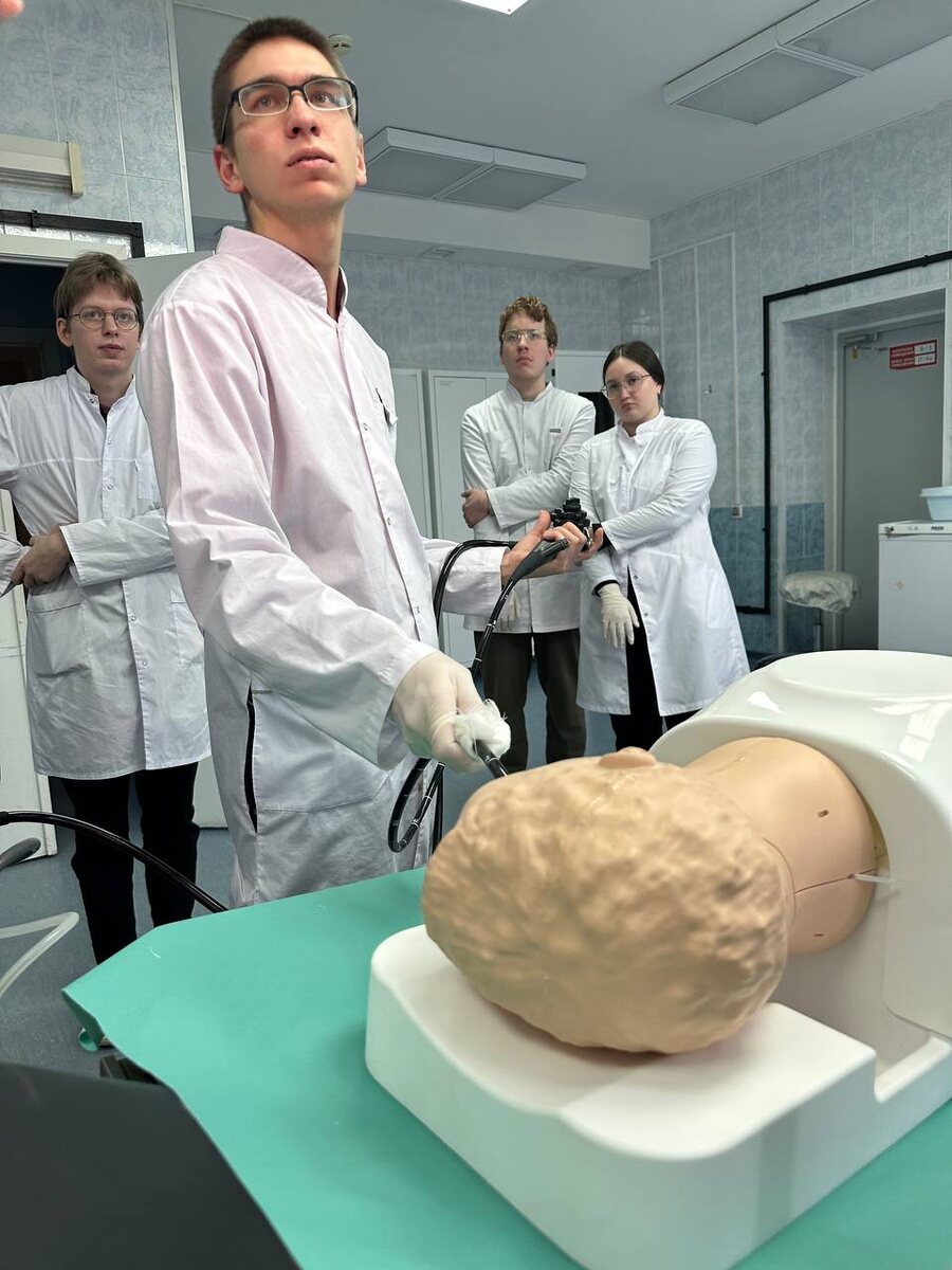 Эндоскопический мастер-класс для студентов Северного государственного медицинского университета